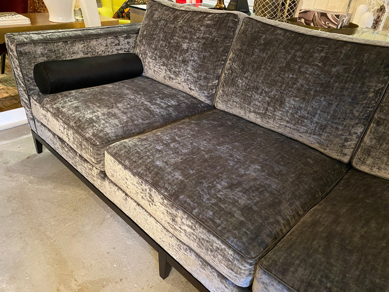 Velvet 'Hockney Deluxe' 3-Seater Sofa