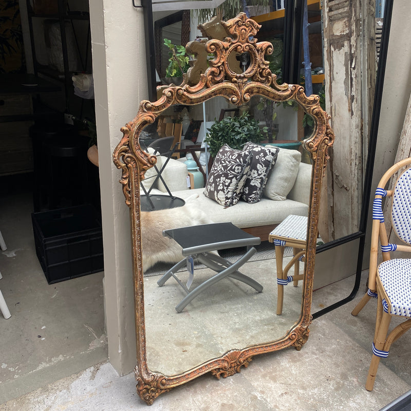 Antique French Rococo Mirror