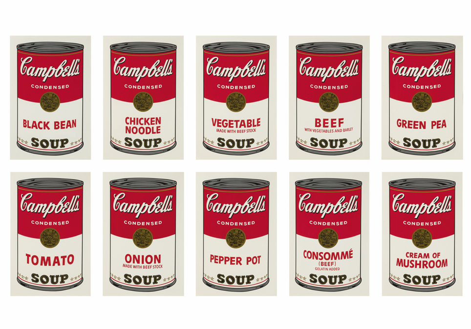 Available by Order: Andy Warhol Framed Print - Campbell Soup Cans (1962)