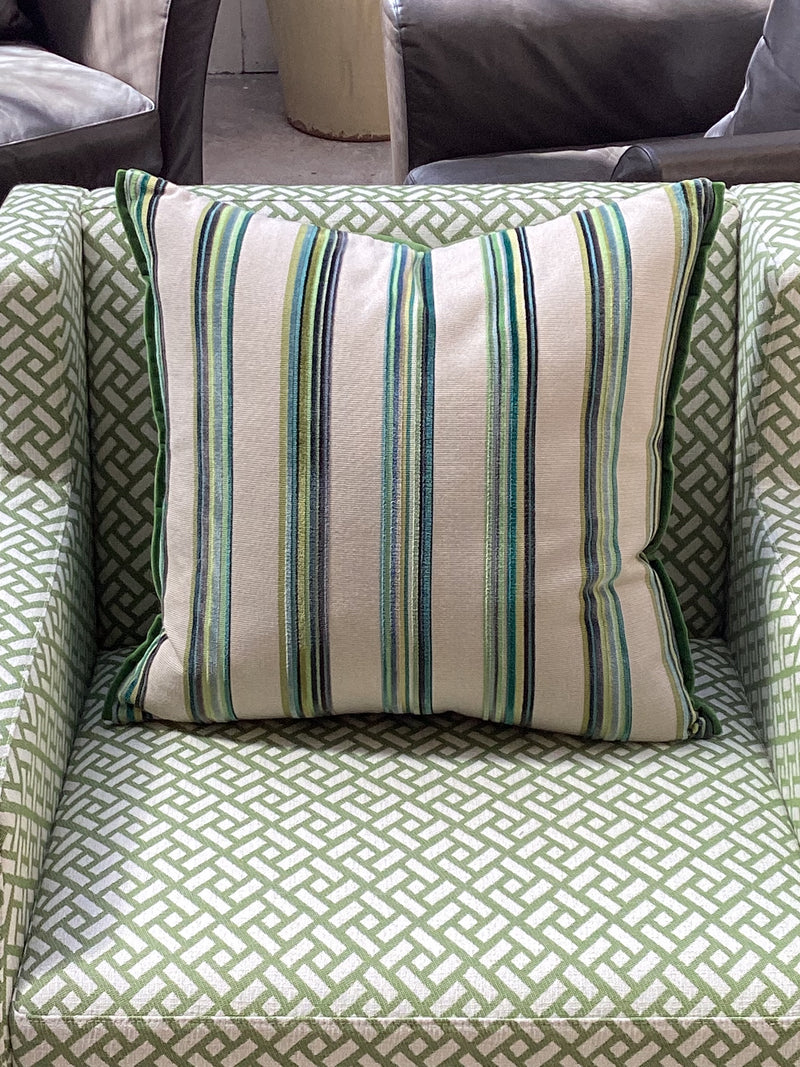 Custom Made Striped Cushions
