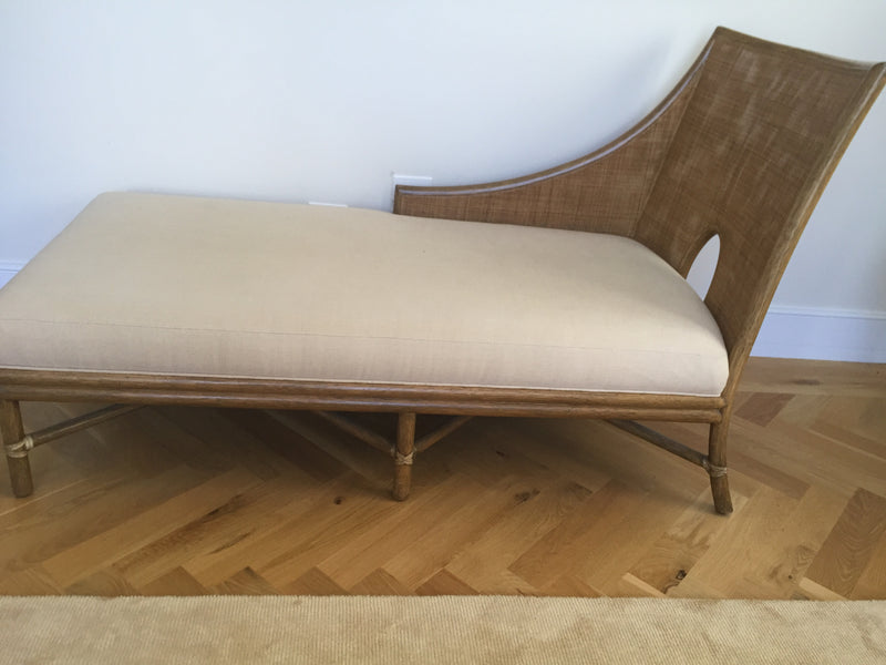 Barbara Barry Cane Chaise for McGuire